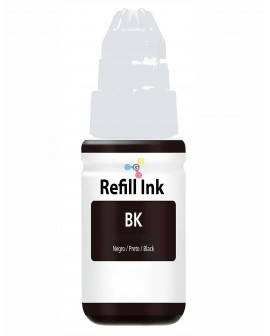 Tinta GI190 Genérica Negra Compatible con Impresoras Canon G1100 G1110 G2100 G2110 G2111 G3100 G3101 X1 Unidad