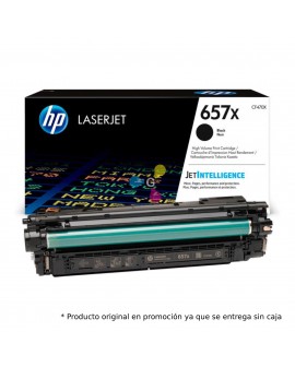 Tóner 657X HP Negro Para Impresoras HP Color LaserJet Enterprise Flow M681 M682