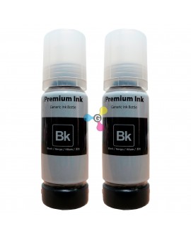 Tinta 574 Genérica Negra Compatible con Impresoras Epson L8050 L8100 L8500 L8600 x2 Unidades.