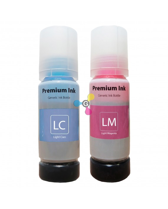 Tinta 574 Genérica Light Compatible con Impresoras Epson L8050 L8100 L8500 L8600 x2 Unidades.
