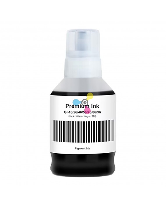 Tinta GI16 Canon Negra Para Impresoras Canon PIXMA GX6010 GX7010 X1 Unidad