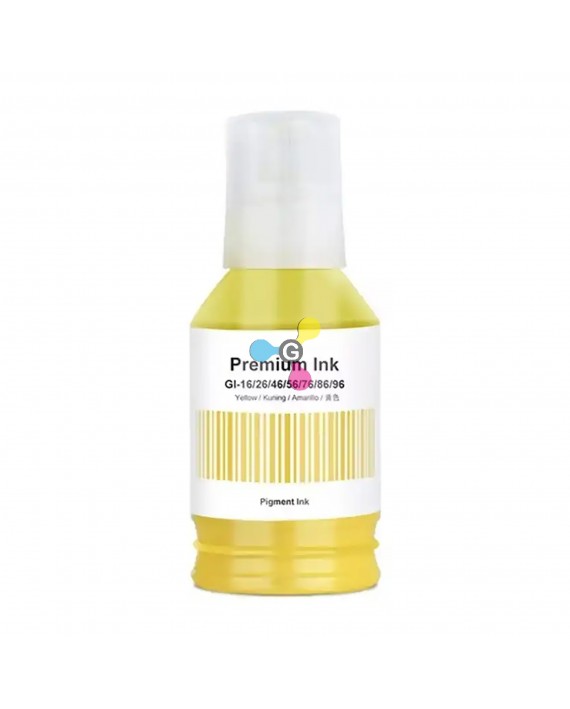 Tinta GI16 Canon Yellow Para Impresoras Canon PIXMA GX6010 GX7010 X1 Unidad