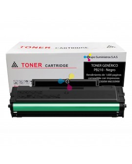 Tóner PB-210 Genérico Para Impresoras Pantum P2500W M6550NW