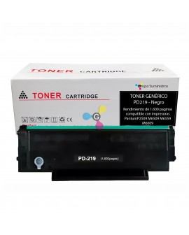 Tóner PD-219 Genérico Para Impresoras Pantum PD-219 P2509 M6509 M6609 Cartucho Boss PD219