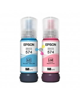 Tinta 574 Epson Light Para Impresoras Epson EcoTank L8050 L8100 L8500 L8600