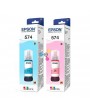 Tinta 574 Epson Light Para Impresoras Epson EcoTank L8050 L8100 L8500 L8600
