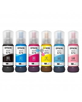 Tinta 574 Epson Para Impresoras Epson EcoTank L8050 L8100 L8500 L8600