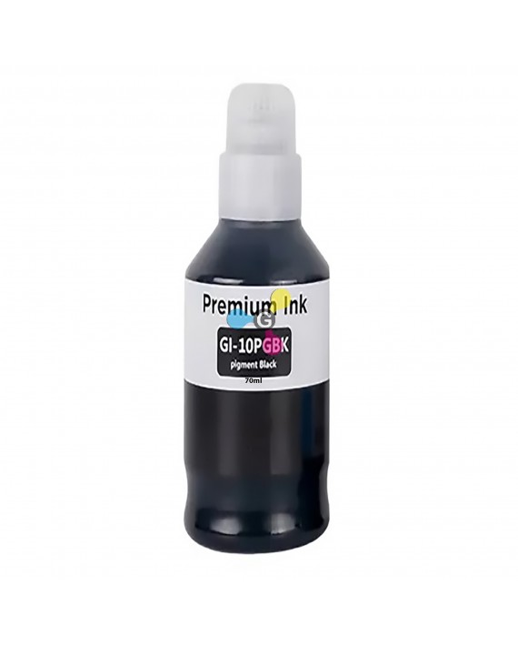 Tinta GI10 Genérica Negra Compatible con Impresoras Canon Pixma G5010 G5011 G6010 GM2011 GM4010 GM6010 X1 Unidad