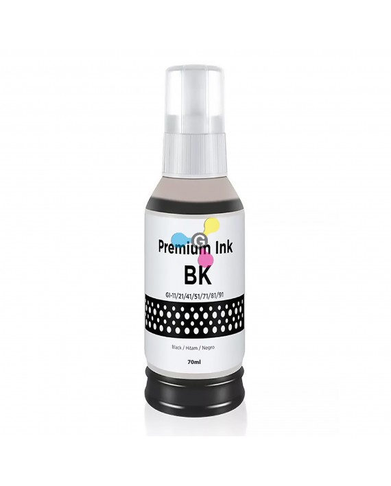 Tinta GI11 Negra Genérica Compatible Impresoras Canon Pixma G1130 G2160 G2170 G3160 G3170 G4170 X1