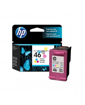Cartucho HP 46 Tricolor Para impresoras HP Deskjet Ink Advantage 2020hc 2520hc 2029 2529 4729