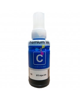 Tinta 673 Genérica Cian Compatible con Impresoras Epson L800 L810 L850 L1800