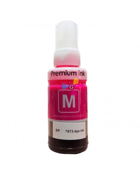 Tinta 673 Genérica Magenta Compatible con Impresoras Epson L800 L810 L850 L1800