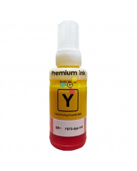 Tinta 673 Generica Yellow Para Impresoras Epson Ecotank L800 L805 L810 L850 L1800