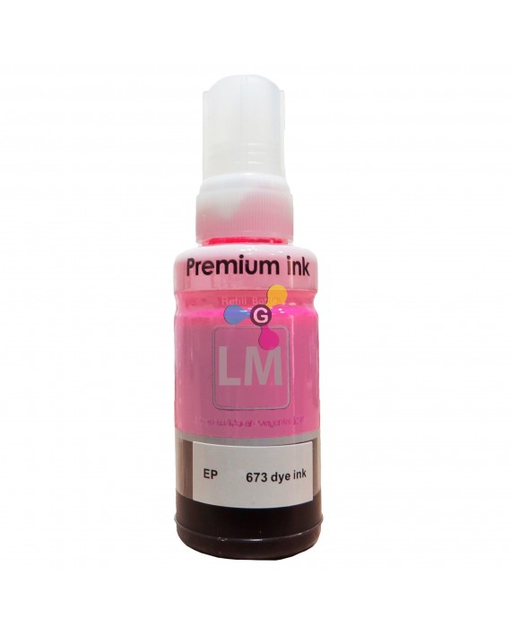 Tinta 673 Generica Light Cian Para Impresoras Epson Ecotank L800 L805 L810 L850 L1800