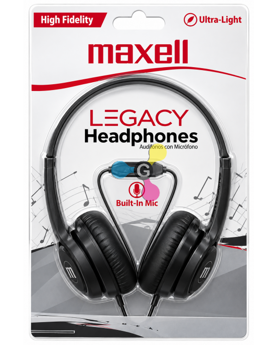 Audífonos Maxell Legacy - modelo diadema HP-360 x1