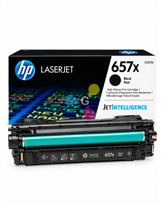 Tóner 657X HP Negro Para Impresoras HP Color LaserJet Enterprise Flow M681 M682