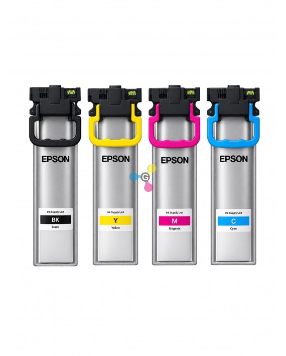Kit de Tinta T11A Epson Colores Para Impresoras Epson WorkForce Pro WF-C5310 WF-C5390 WF-C5810 WF-C5890